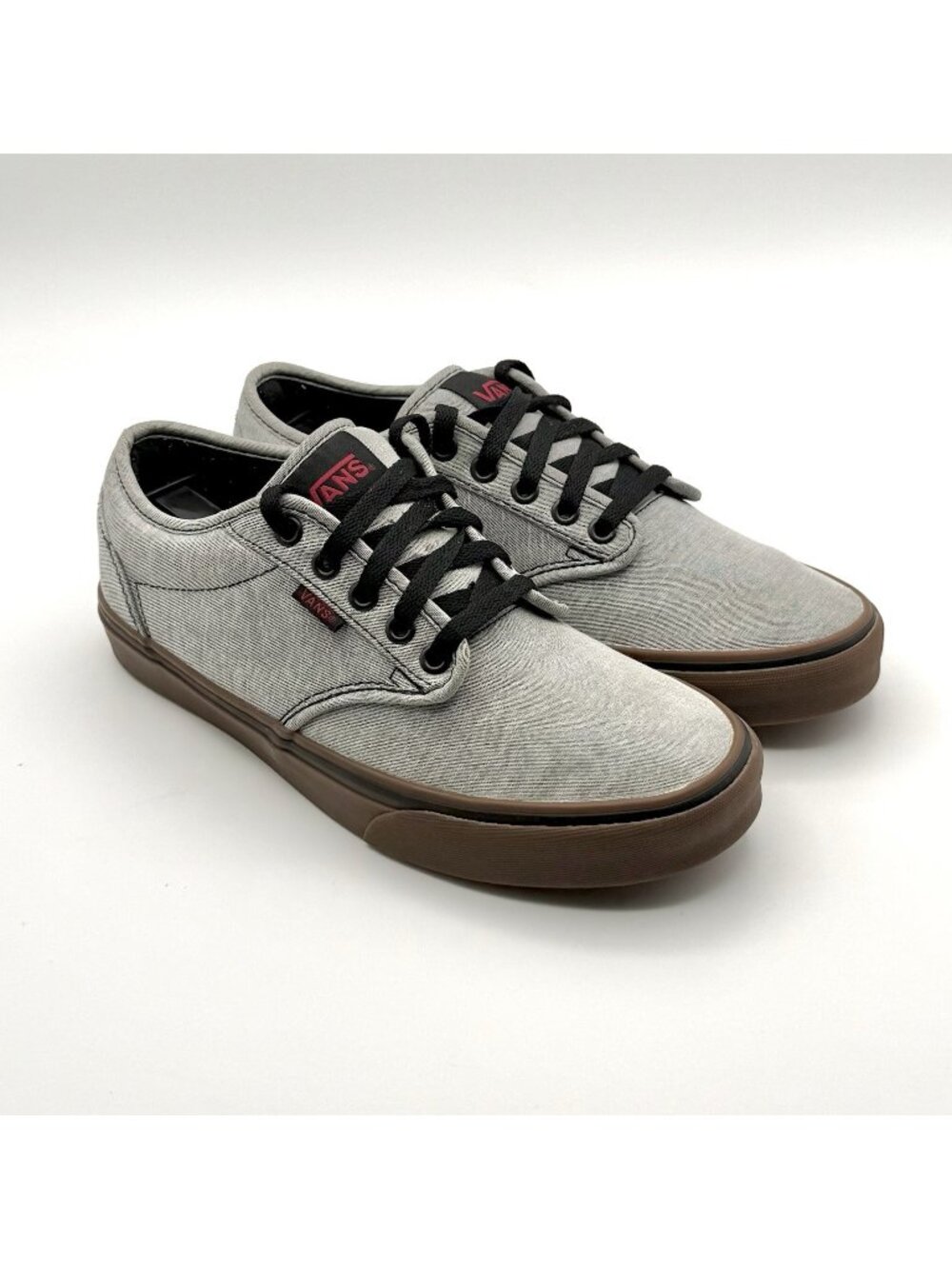 Vans Gray Canvas w/Gum Soles Unisex Mens Sz 7.5/Women's Sz 9 - Pre Owned TB4R